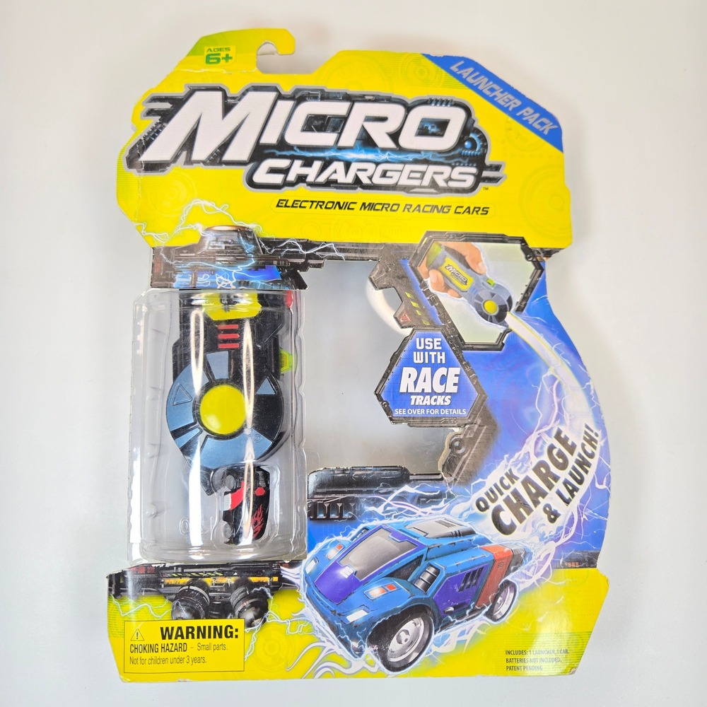 Micro Chargers Electronic Micro Racing‎ Cars Launcher Pack Moose Toys 27032 New